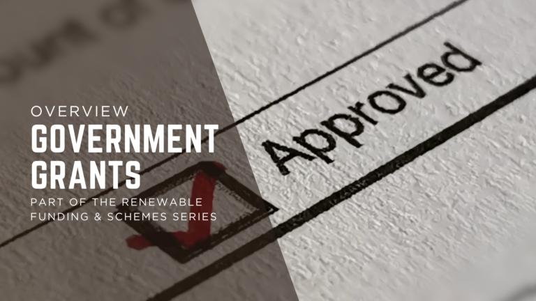 Overview of installer grants in the UK renewable funding schemes series